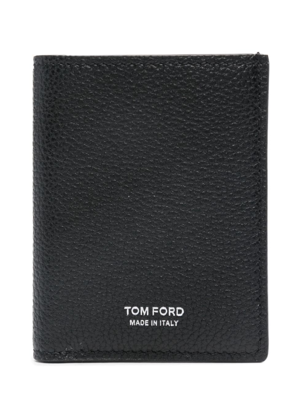 Tom Ford Logo-print Leather Cardholder In Black