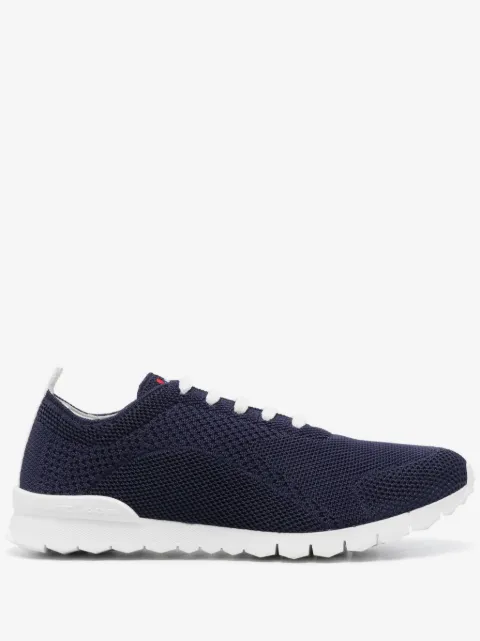 Kiton embroidered-logo sneakers