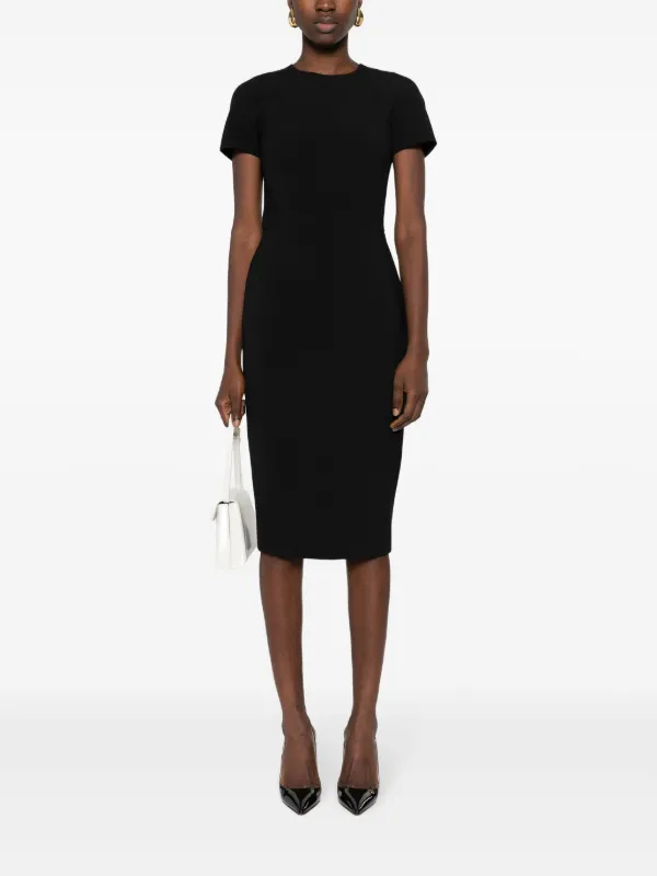 Victoria Beckham T-shirt Fitted Dress | Black | FARFETCH