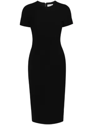 ＜関税込＞Victoria Beckham*バックジップ タイトミディドレス Victoria Beckham Dresses for Women - Shop on FARFETCH