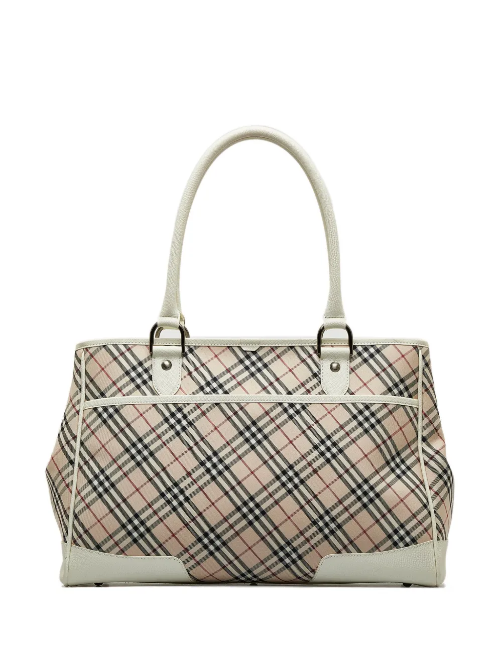 Burberry Pre-Owned 2000-2017 Nova Check zipped handbag - Beige