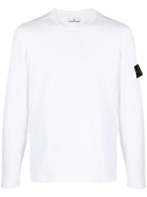 Stone Island Compass-badge jersey-knit jumper