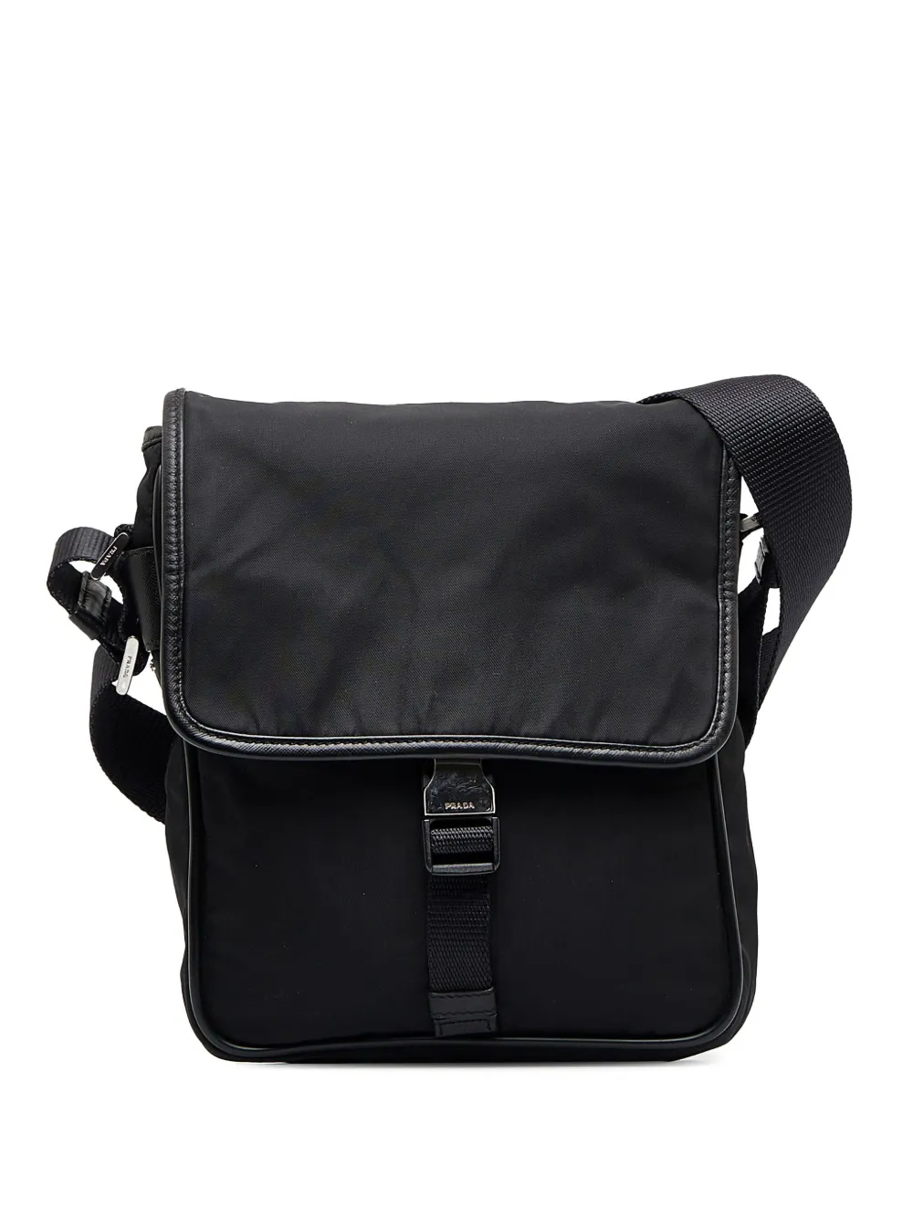 Prada PreOwned 20102023 leathertrim Crossbody Bag Farfetch