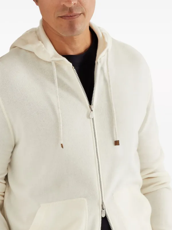Brunello Cucinelli｜HOOD/ZIP-UP (MM8319069G C1265) Brunello Cucinelli Cotton blend hoodie - Blue | MM8319069GC1265