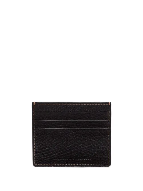 Porte-cartes en cuir à logo embossé - Brunello Cucinelli - Modalova