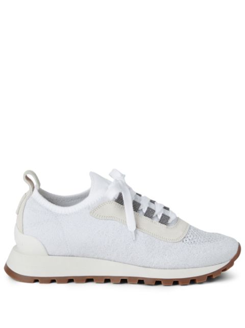 Brunello Cucinelli knitted low-top sneakers Women