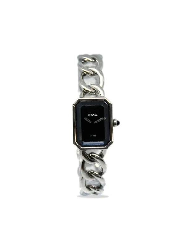 Chanel Pre-owned 1987 Pre-owned Première XL 20mm in Silver