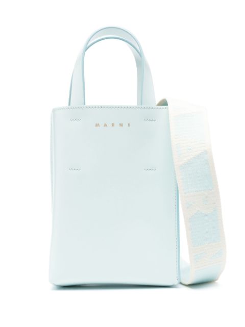 Marni Museo Nano leather tote bag Women