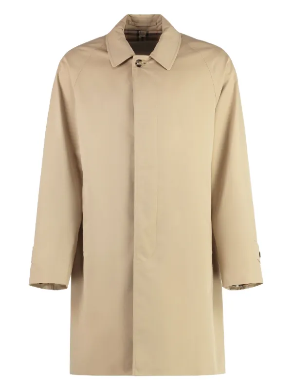 Burberry Casaco Camden Heritage Car Com Botões | Neutro | FARFETCH BR