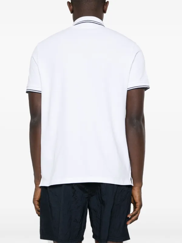 Tシャツ・カットソー STONE  Organic cotton pique polo shirt Stone Island Organic Cotton Pique Polo Shirt in Desert