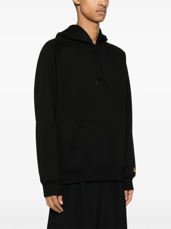 パーカー・フーディ CARHARTT WIP Cotton Blend Sweatshirt With Logo Carhartt WIP logo-print cotton-blend Hoodie | Black | FARFETCH