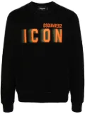 DSQUARED2 Icon Blur Cool Fit cotton sweatshirt - Black