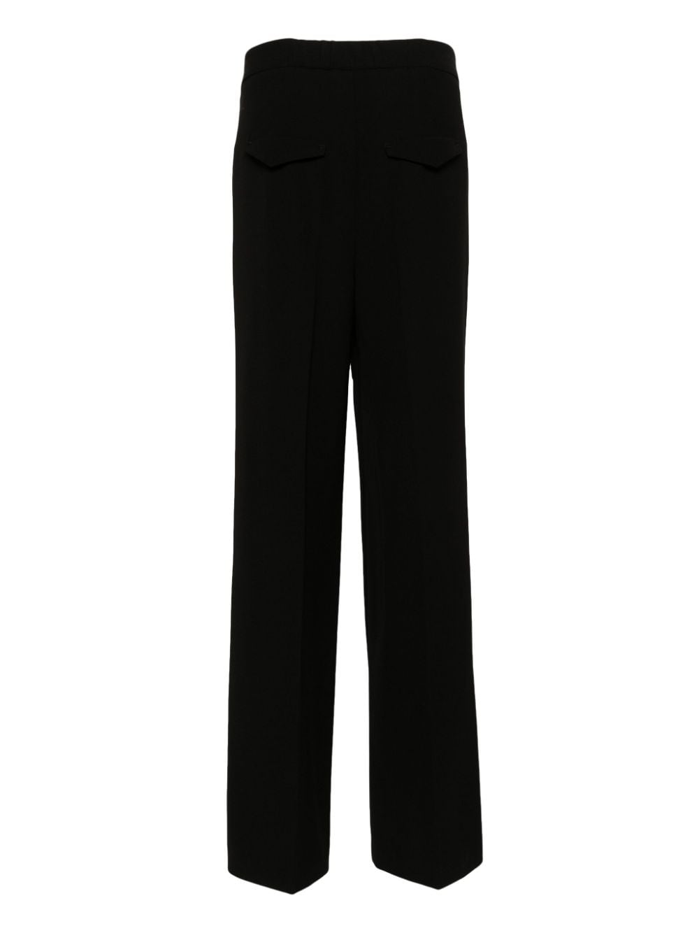 Shop Luisa Cerano Wide-leg Tailored Trousers In Black