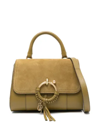 See By Chloe Hana Panelled Tote Bag Green FARFETCH JO