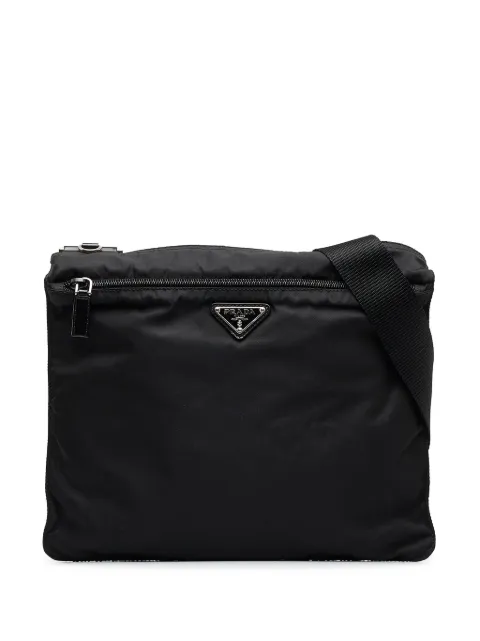 Prada Pre-Owned 2013-2023 triangle-logo crossbody bag