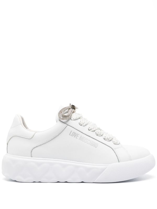 Love Moschino Leather Chunky Sneakers - Farfetch