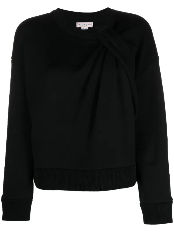 Alexander McQueen ノットディテール スウェットシャツ | ブラック