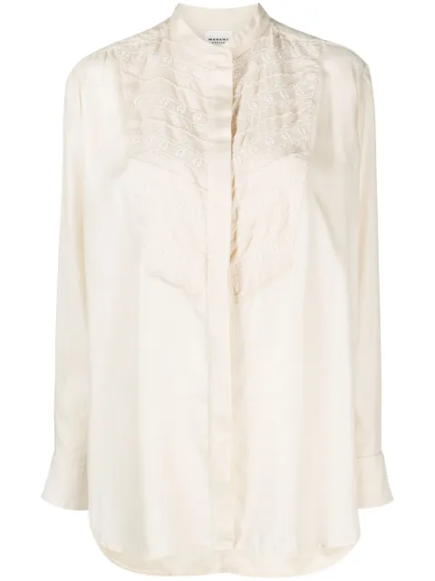 MARANT ÉTOILE Britten embroidered-detail shirt