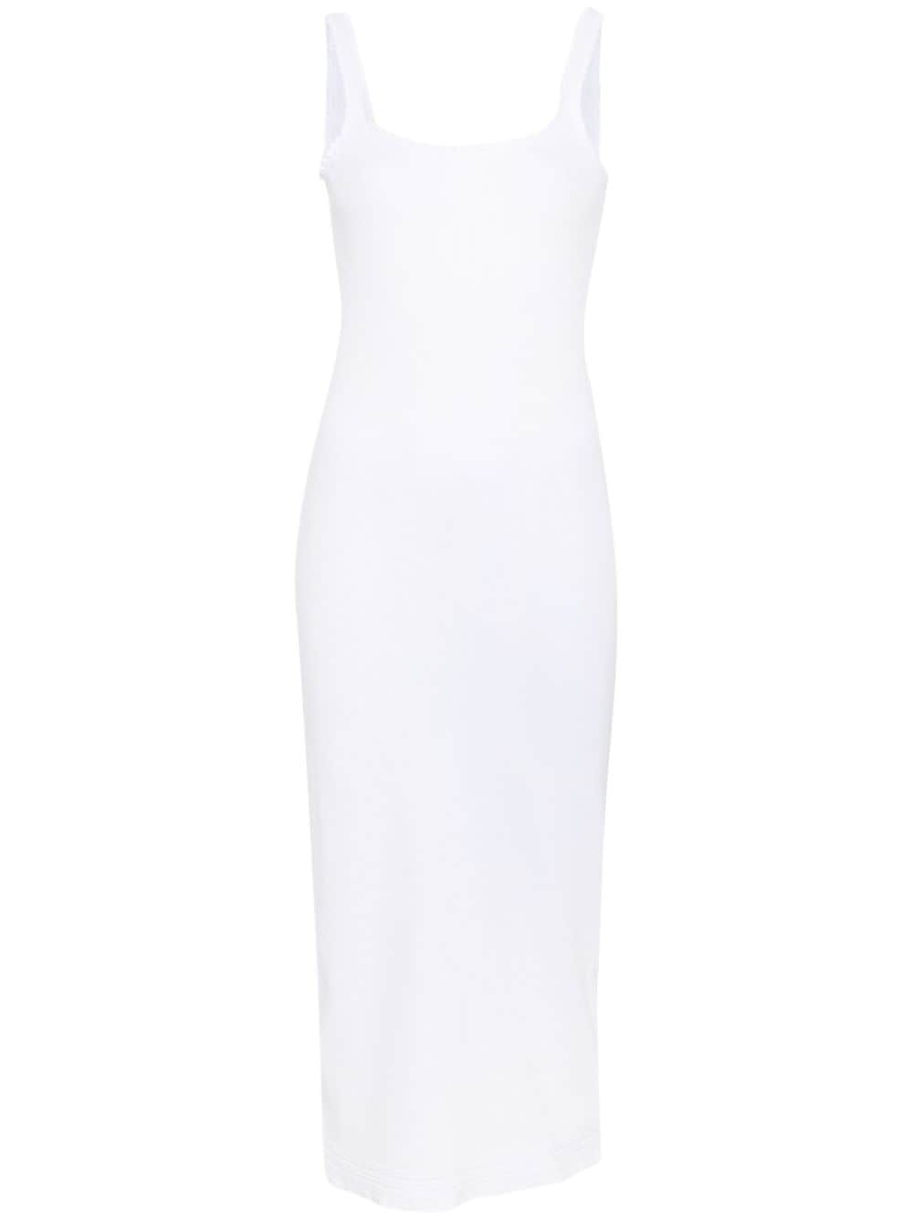 Chloé ruffled stretch-cotton dress - Bianco