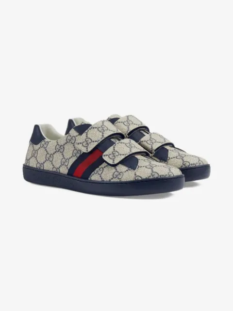 Gucci Kids Ace GG Supreme-print sneakers