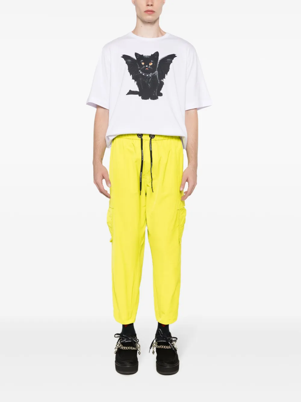 À La Garçonne Calça cargo com ajuste no cós | Calça Reta | Image 2