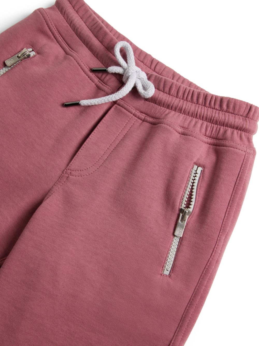 Shop Brunello Cucinelli Straight-leg Drawstring Shorts In Pink