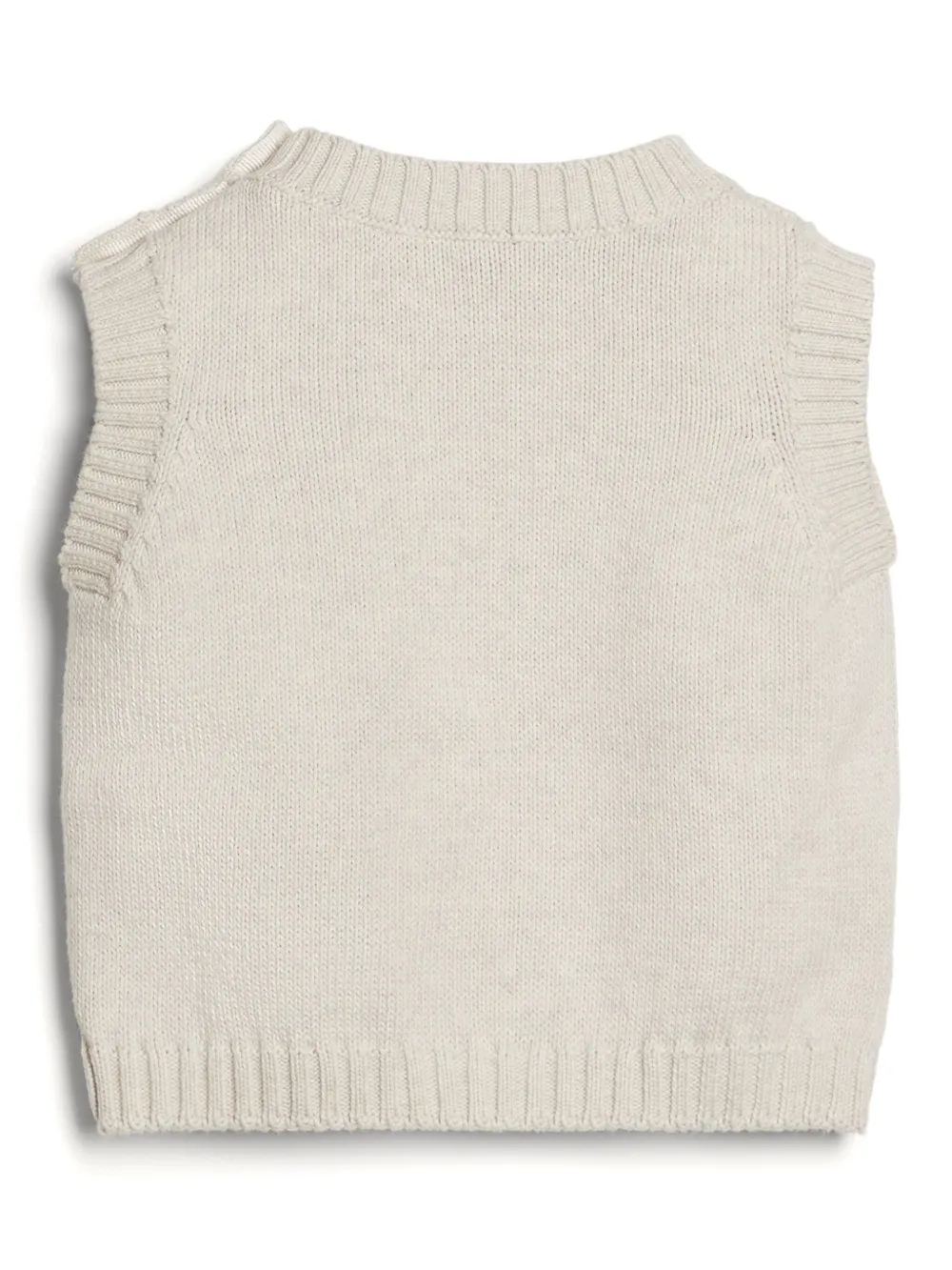 Brunello Cucinelli Kids Gebreid vest Beige