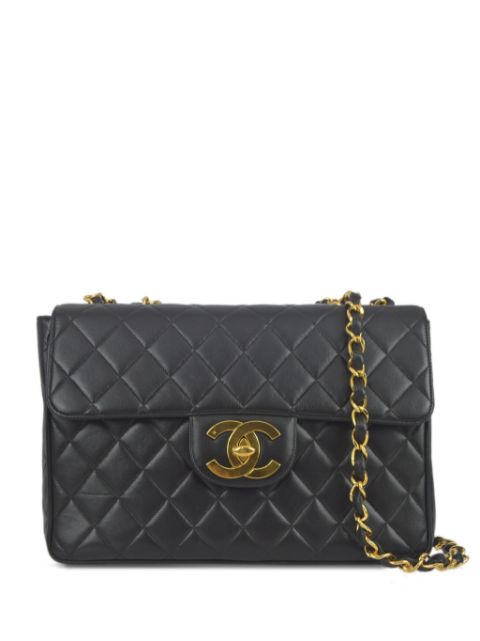 HOT SALE CHANEL 1995 Jumbo Classic Flap shoulder bag Women