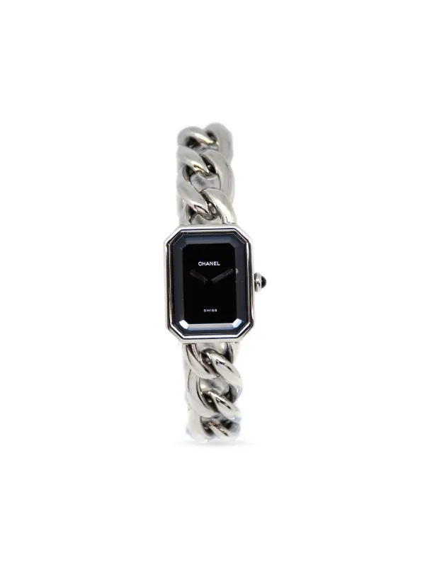 Chanel Pre-owned 1987 Première 20mm in Silver