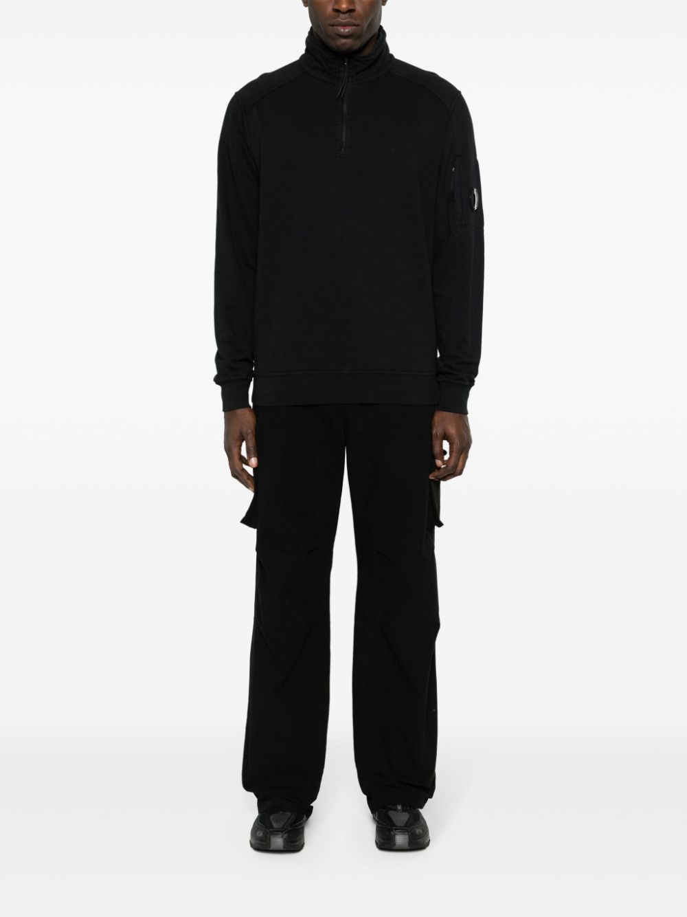 C.P. Company Fleece sweater - Zwart