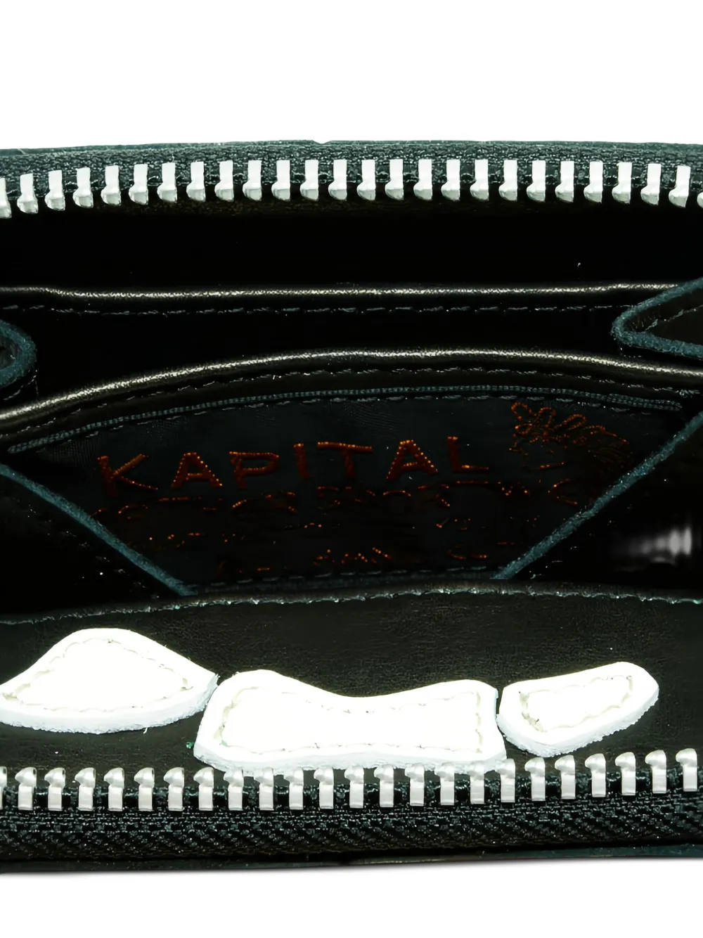 希少 KAPITAL キャピタル レザーウォレット KAPITAL 財布ミニ | ブラック | FARFETCH JP
