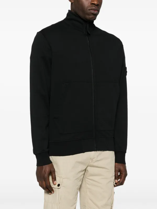 Stone Island ジップアップ カーディガン | ブラック | FARFETCH JP
