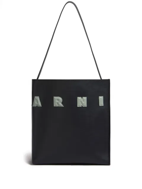 Marni logo-applique shoulder bag Women