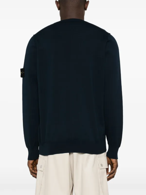 Stone Island fine knit Cotton Jumper Farfetch