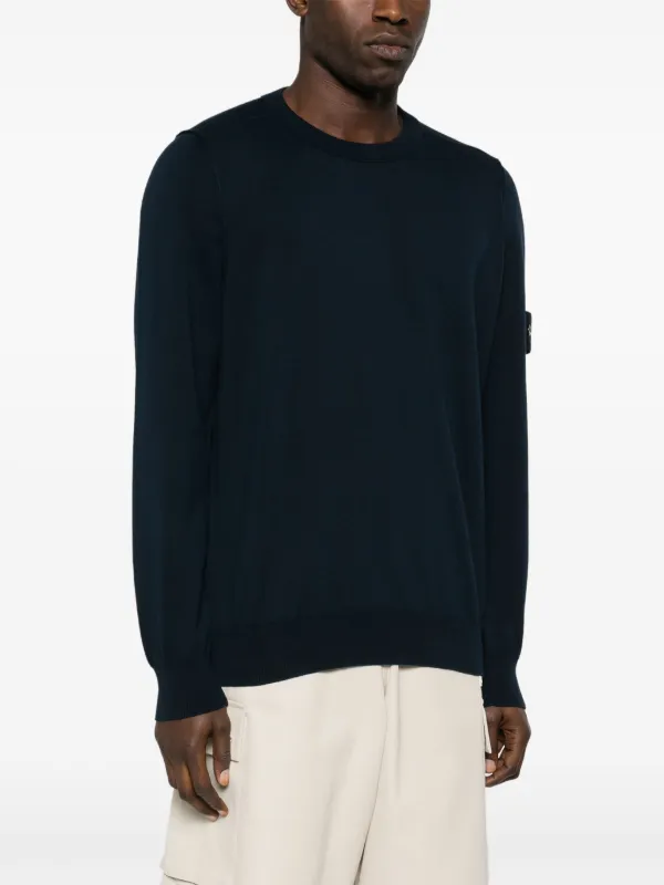 Cotton mens stone island jumper sale