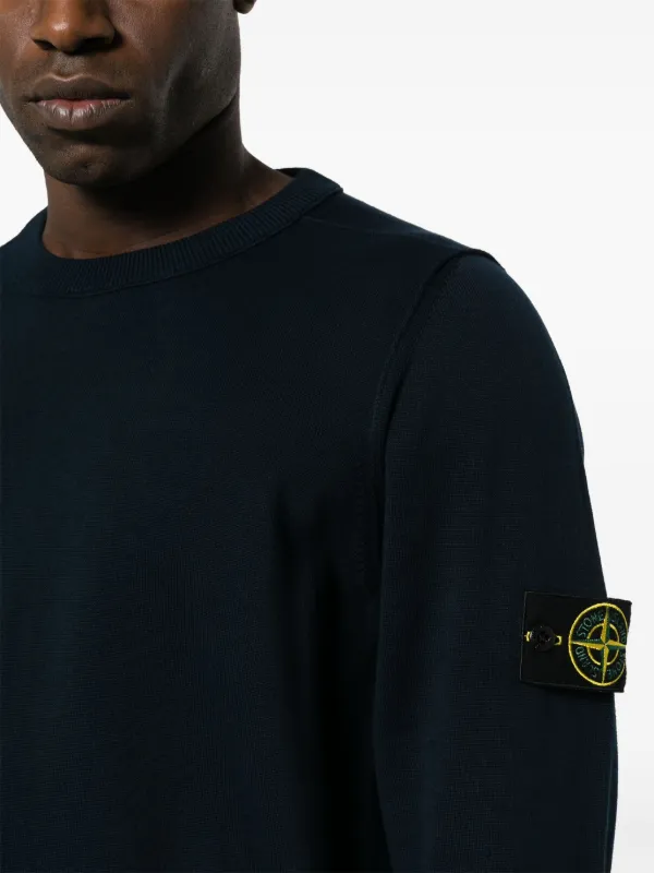Stone island cotton knit jumper store