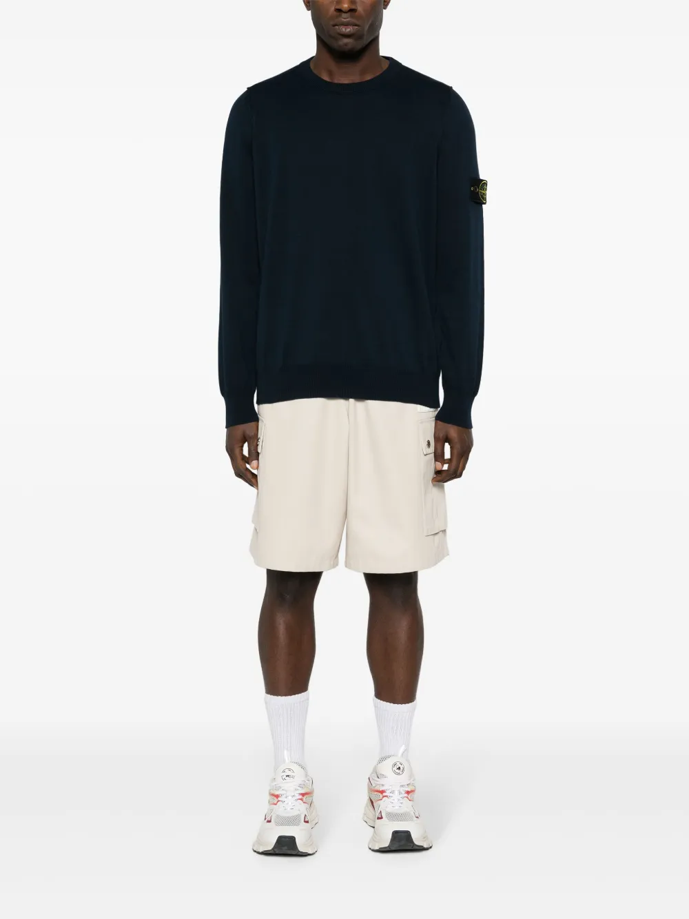 Stone Island fine-knit Cotton Jumper - Farfetch