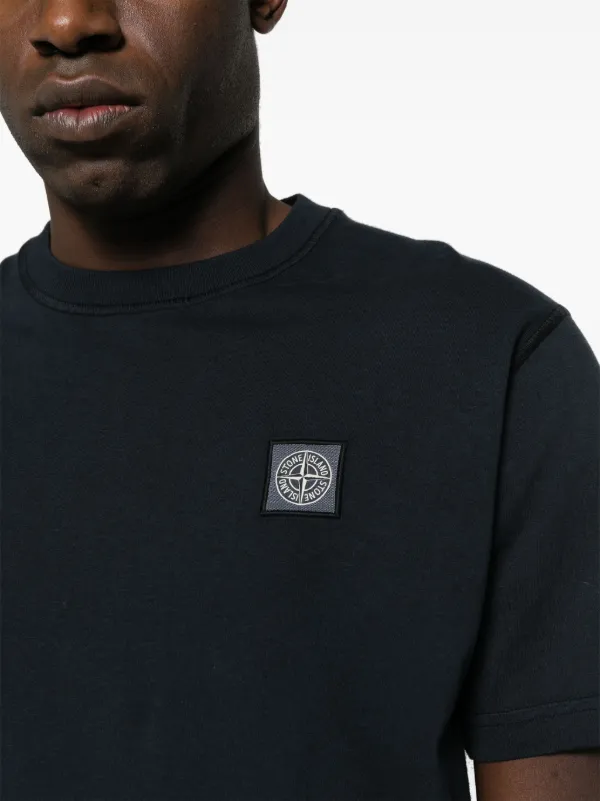 Stone island logo shirt deals