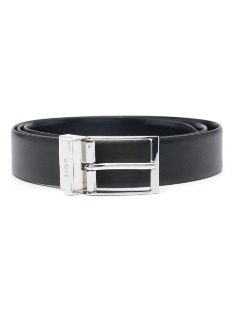 BOSS ceinture à boucle gravée