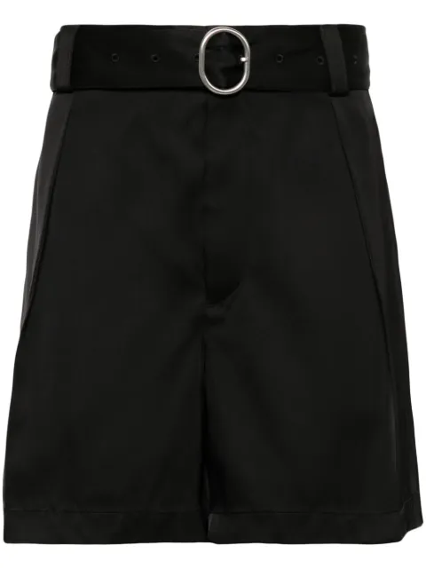 Jil Sander pressed-crease belted shorts