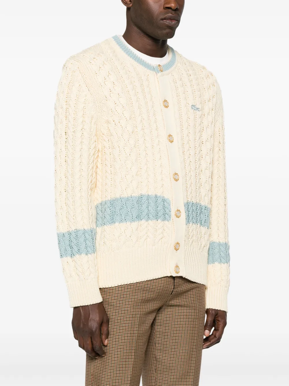 Golf le fleur 2024 x lacoste cardigan