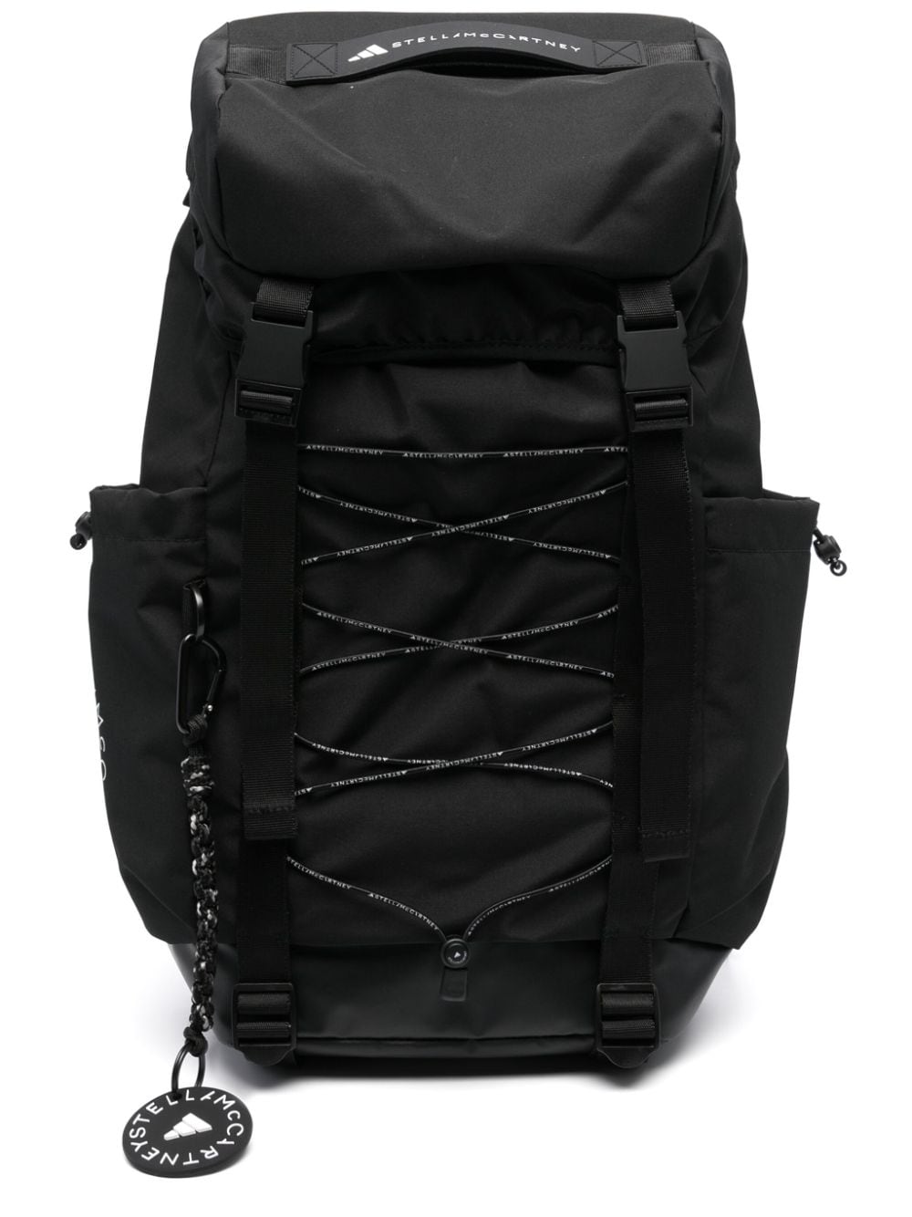 Adidas Originals X Stella Mccartney Logo-print Backpack In Schwarz