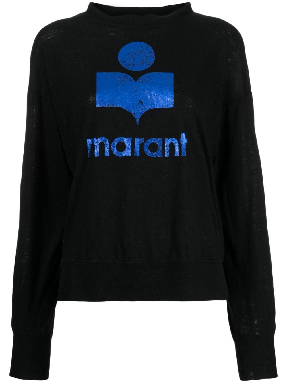 Marant Etoile Klowia Logo-print T-shirt In Black