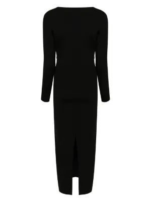 ❇️ROLANDMOURETローランムレ正規25新白黒ロングドレス Roland Mouret