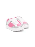 Andrea Montelpare terry-cloth glittered sneakers - Pink