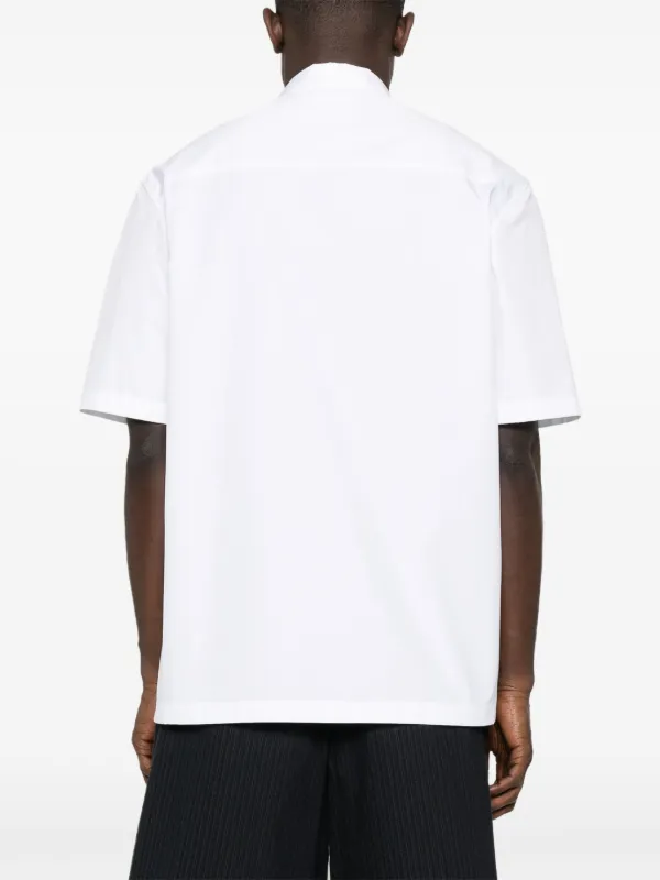 【送料&関税込】Jil Sander White Cotton Short-sleeved Sweats Jil Sander - Short-sleeve cotton sweatshirt Jil Sander