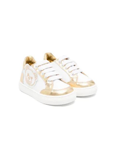 Moschino Kids baskets à lacets