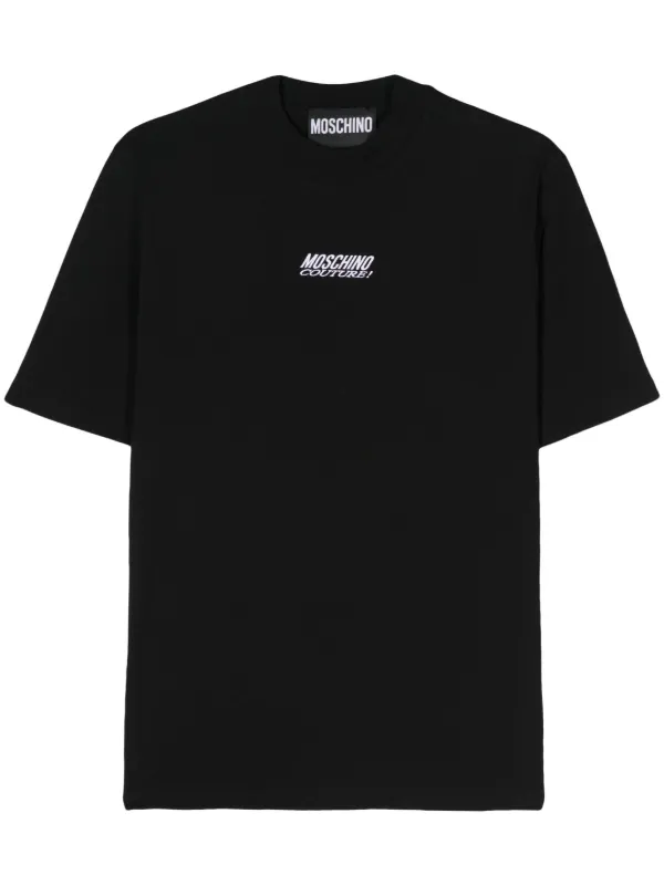 MOSCHINO ロゴTシャツ Stretch jersey t-shirt with logo | Moschino