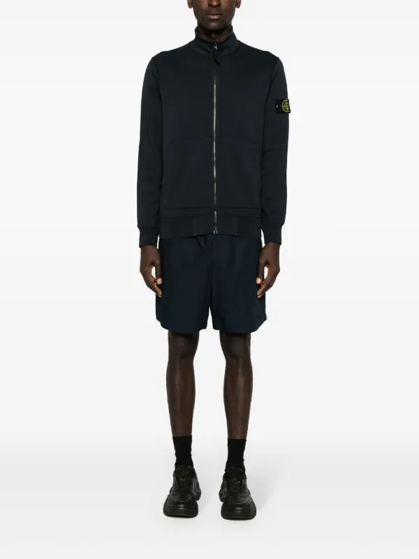 Stone Island ジップアップ スウェットシャツ | ブルー