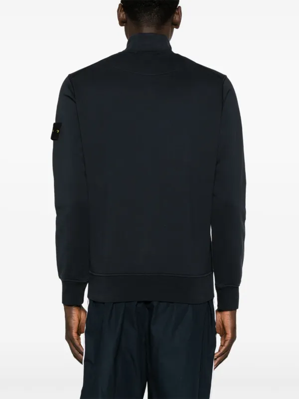 Stone Island ジップアップ スウェットシャツ | ブルー